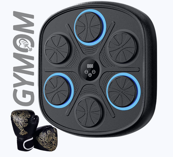 GYMOM Music Boxing Machine with Free Boxing Gloves